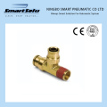 Copper Quick NPT Pipe Coupler Pneumatic Brass Swivel 45 Male Elbow DOT Push-in Fittings